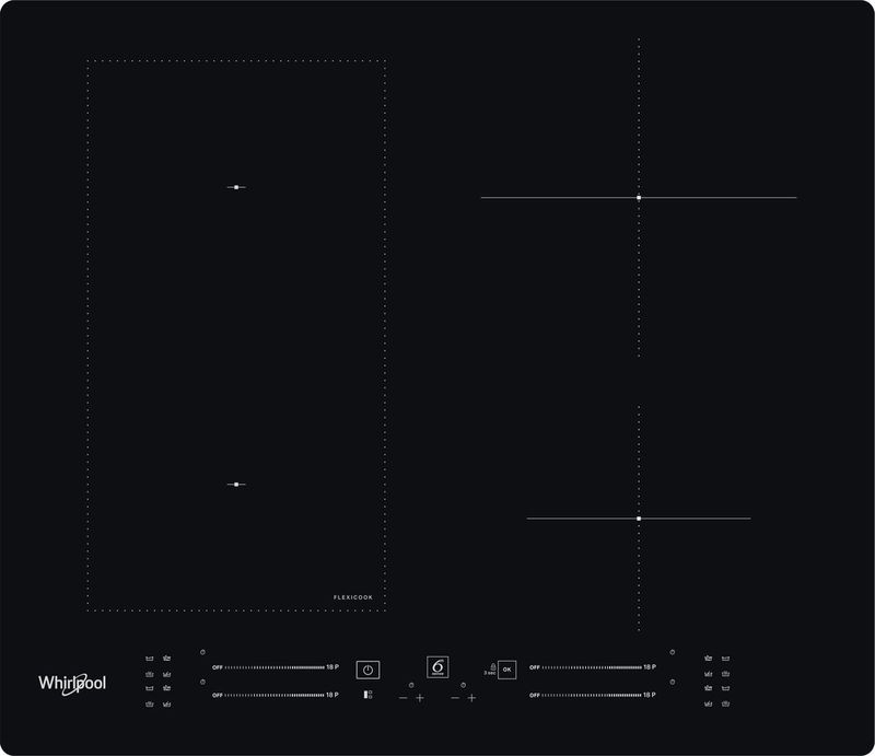 Whirlpool Table de cuisson WL S7960 NE Noir Induction vitroceramic Frontal
