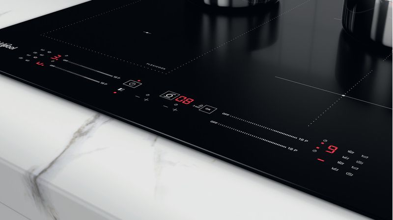 Whirlpool Table de cuisson WL S7960 NE Noir Induction vitroceramic Lifestyle control panel