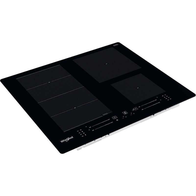 Whirlpool-Table-de-cuisson-WF-S7560-NE-Noir-Induction-vitroceramic-Perspective