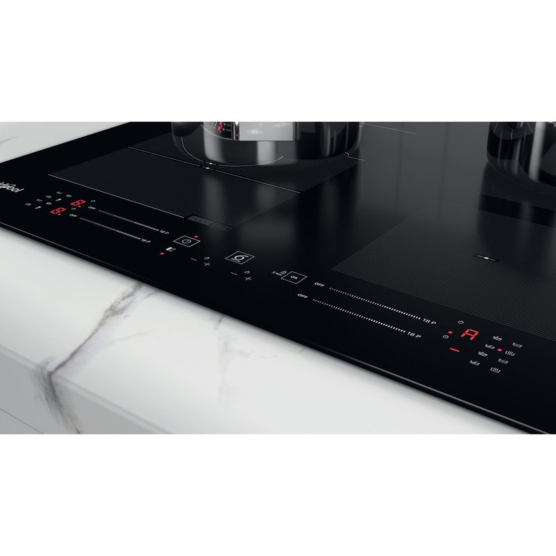 Whirlpool-Table-de-cuisson-WF-S7560-NE-Noir-Induction-vitroceramic-Lifestyle-control-panel