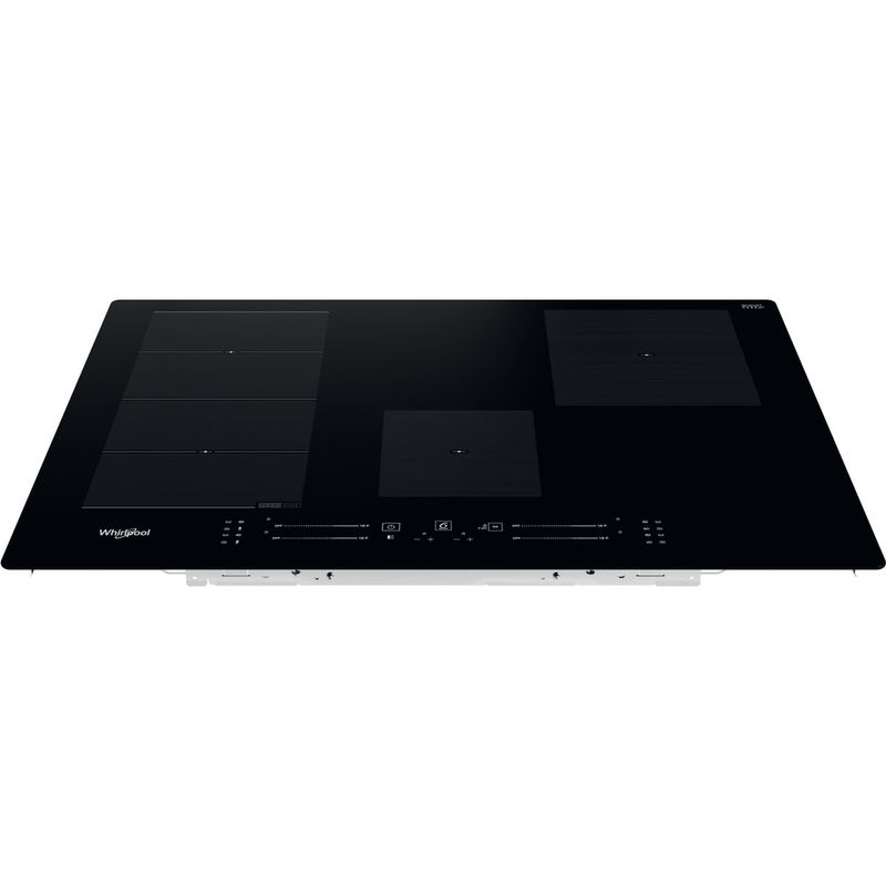 Whirlpool-Table-de-cuisson-WF-S3977-NE-Noir-Induction-vitroceramic-Frontal-top-down