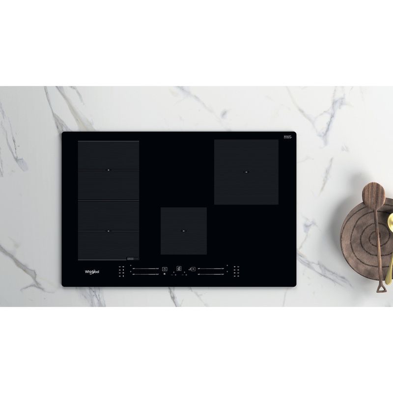 Whirlpool-Table-de-cuisson-WF-S3977-NE-Noir-Induction-vitroceramic-Lifestyle-frontal