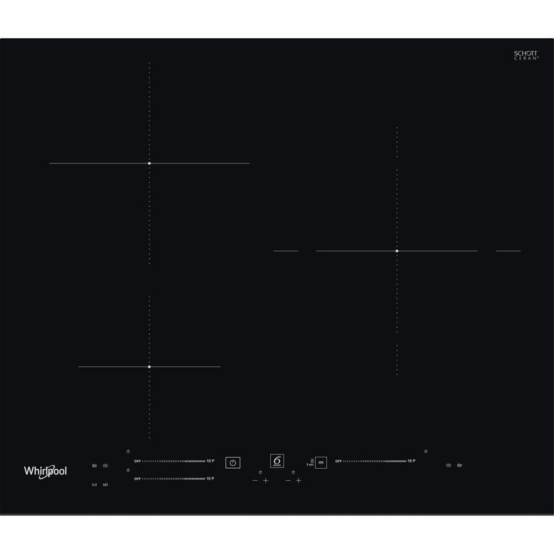 Whirlpool-Table-de-cuisson-WS-S6360-BF-Noir-Induction-vitroceramic-Frontal