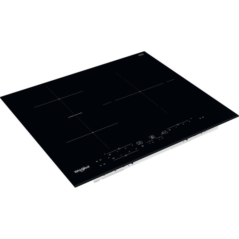 Whirlpool Table de cuisson WB B3760 BF Noir Induction vitroceramic Perspective