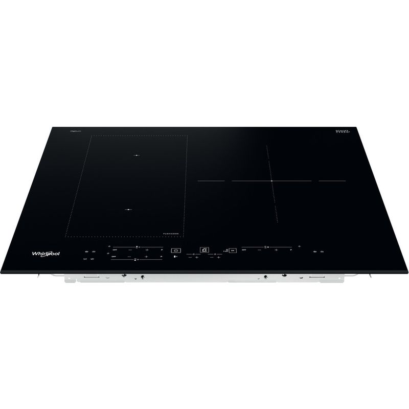 Whirlpool Table de cuisson WL B3965 BF/IXL Noir Induction vitroceramic Frontal top down