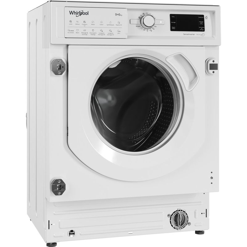 Whirlpool Lave linge séchant hublot encastrable BIWDWG961484FR pas cher 