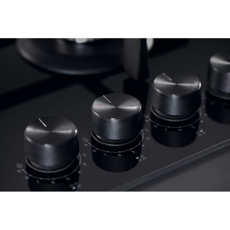 Whirlpool Table de cuisson GOWL 628/NB FR Noir Gaz Lifestyle control panel