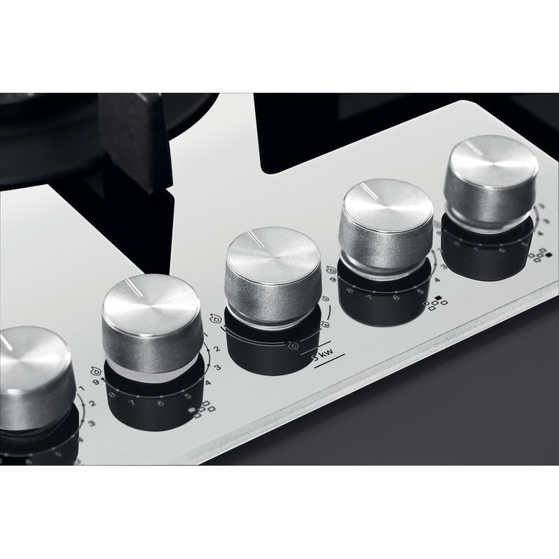 Achat plaque de cuisson gaz 5 feux GOWL 758/WH Whirlpool