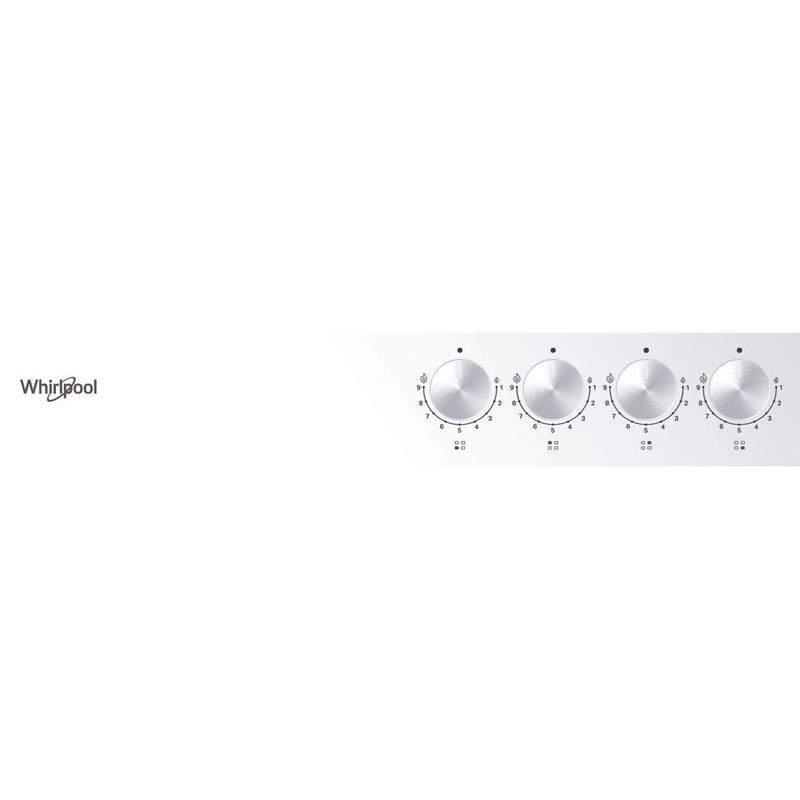 Whirlpool-Table-de-cuisson-GOWL-628-WH-Blanc-Gaz-Control-panel