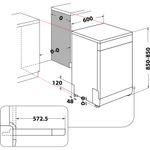 Whirlpool-Lave-vaisselle-Pose-libre-WFC-3C34-P-X-Pose-libre-D-Technical-drawing