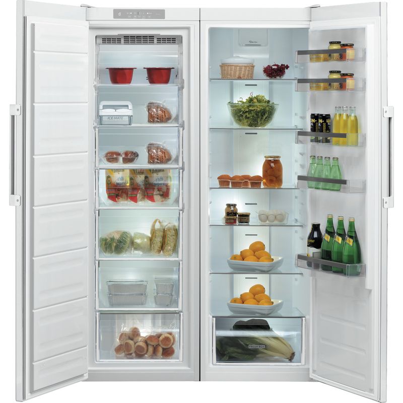 Whirlpool-Refrigerateur-Pose-libre-SW8-AM2Q-W-2-Blanc-Frontal-open