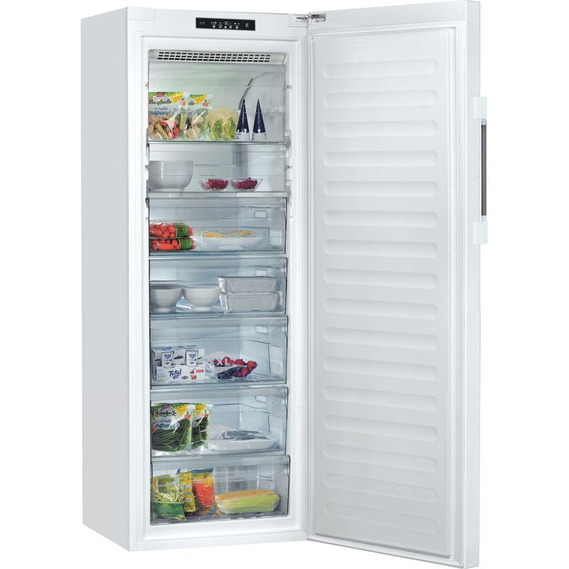 Whirlpool Congélateur Pose-libre WVA35642 NFW 2 Blanc Perspective open