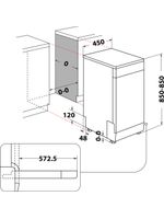 Whirlpool-Lave-vaisselle-Pose-libre-WSFO-3T223-P-Pose-libre-E-Technical-drawing