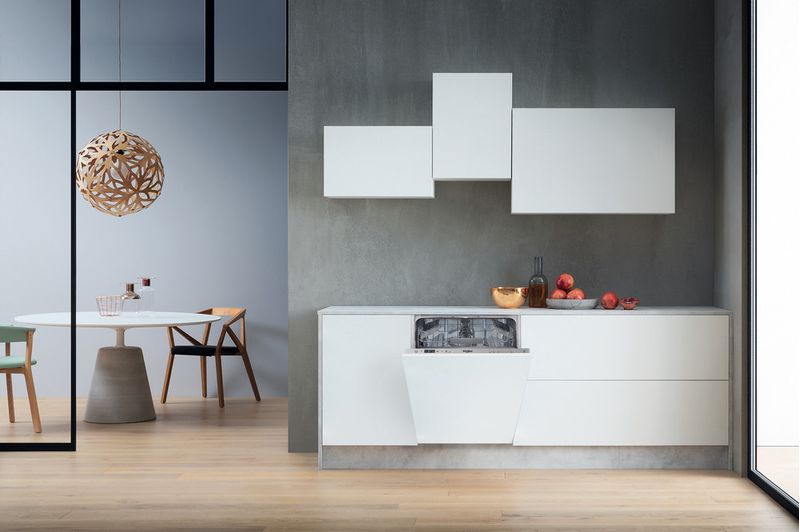Whirlpool Lave-vaisselle Encastrable WSIC 3M27 Tout intégrable E Lifestyle frontal
