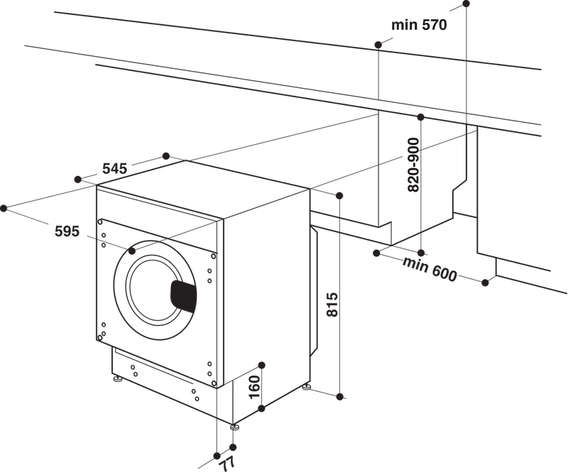 Whirlpool-Lave-linge-Encastrable-BIWMWG71483FR-N-Blanc-Lave-linge-frontal-D-Technical-drawing