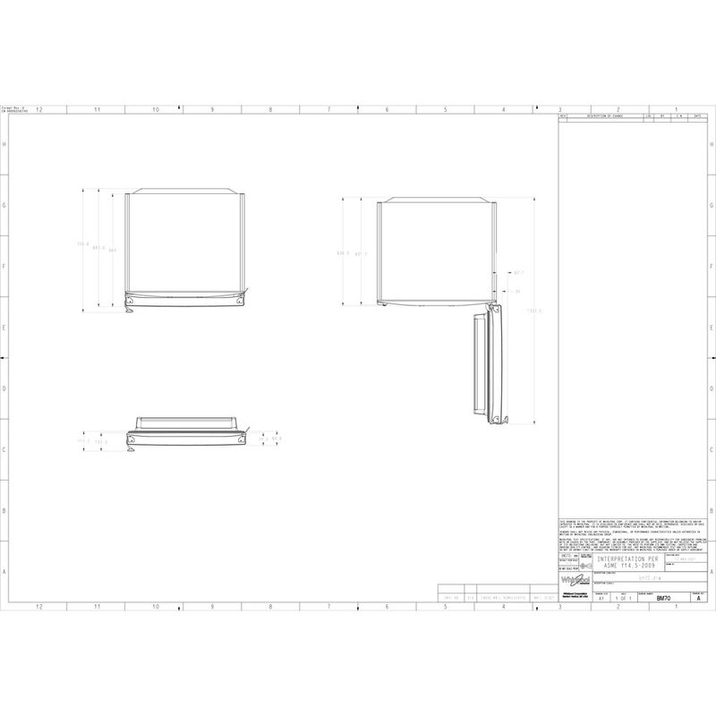 WHIRLPOOL - WB70I931X - Réfrigérateur combiné - Largeur 70 cm