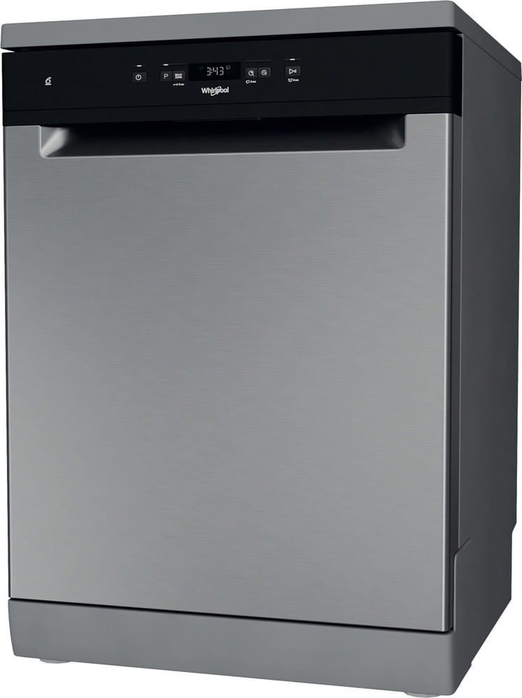 Whirlpool Lave vaisselle 60 cm WFC3C34X, Autoportant, Acier inoxydable,  Gris, Noir : : Gros électroménager