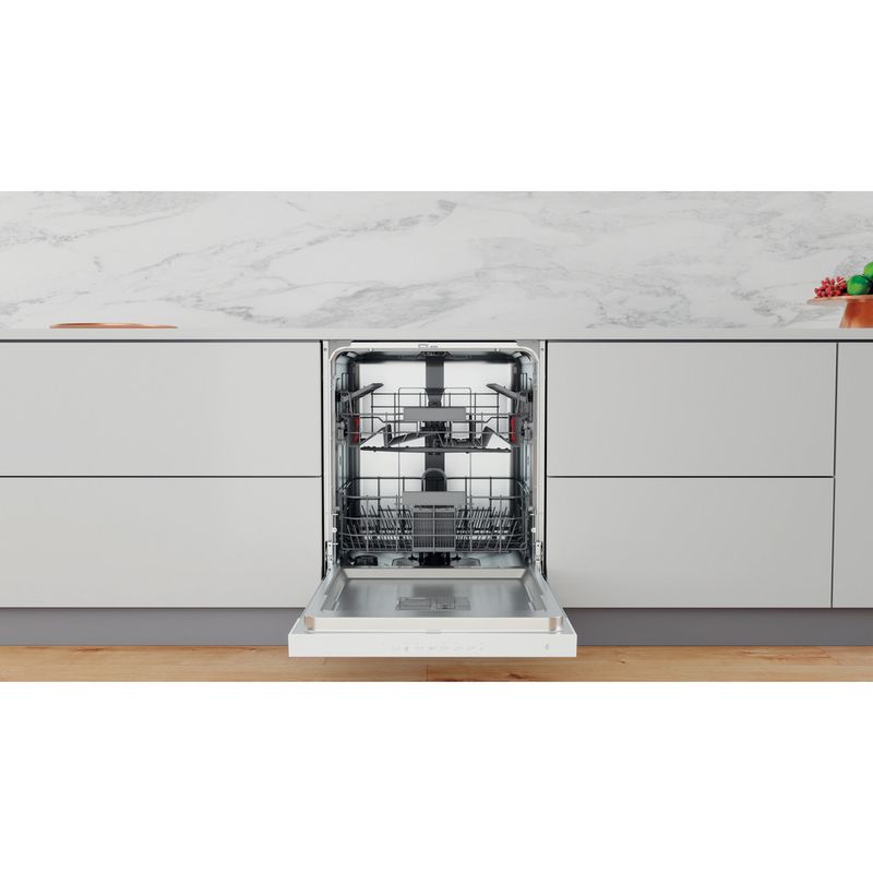 Whirlpool Lave-vaisselle Encastrable WBC 3C26 Semi-intégré E Lifestyle frontal open