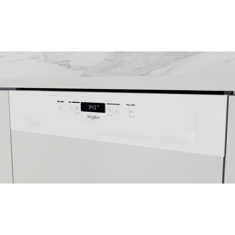 LAVE VAISSELLE SEMI-ENCASTRABLE INOX 60 CM 13CV 6 prg .WHIRLPOOL