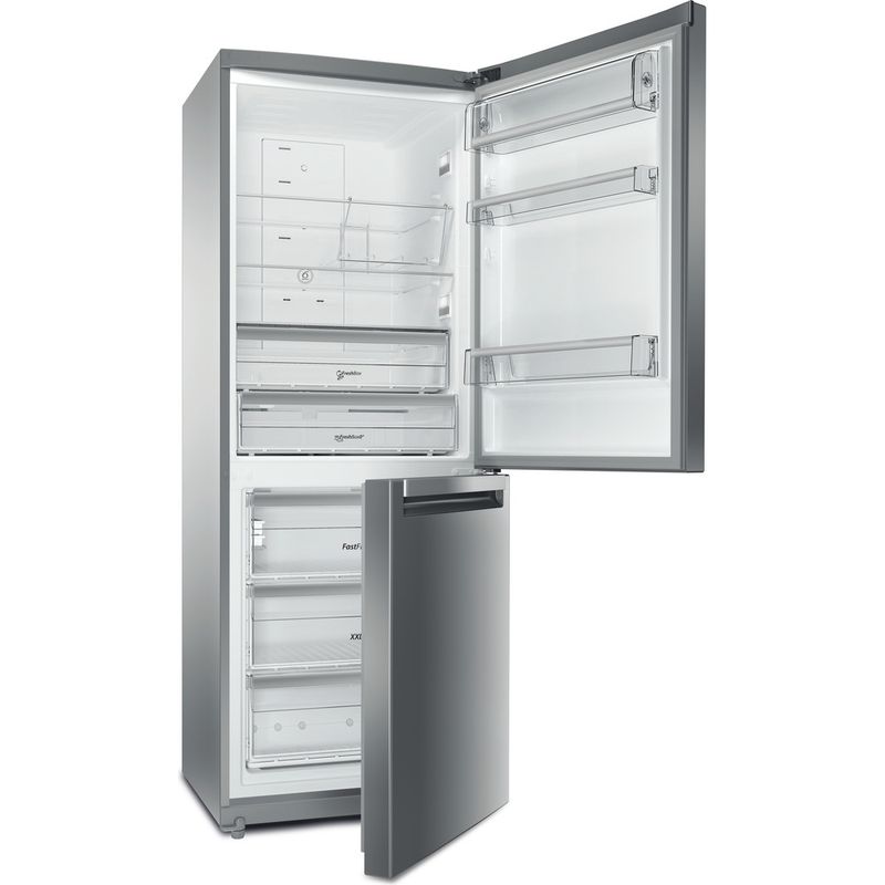 Whirlpool-Combine-refrigerateur-congelateur-Pose-libre-B-TNF-5012-OX2-Inox-2-portes-Perspective-open