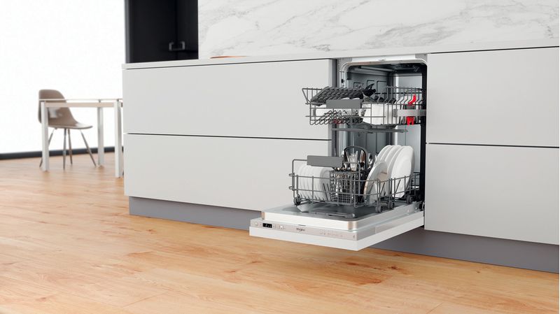 Whirlpool Lave-vaisselle Encastrable WSIC 3M27 Tout intégrable E Lifestyle perspective open