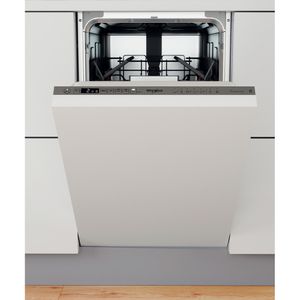 Lave-vaisselle encastrable Whirlpool: couleur inox, petite largeur - WSIO 3T223 PE X