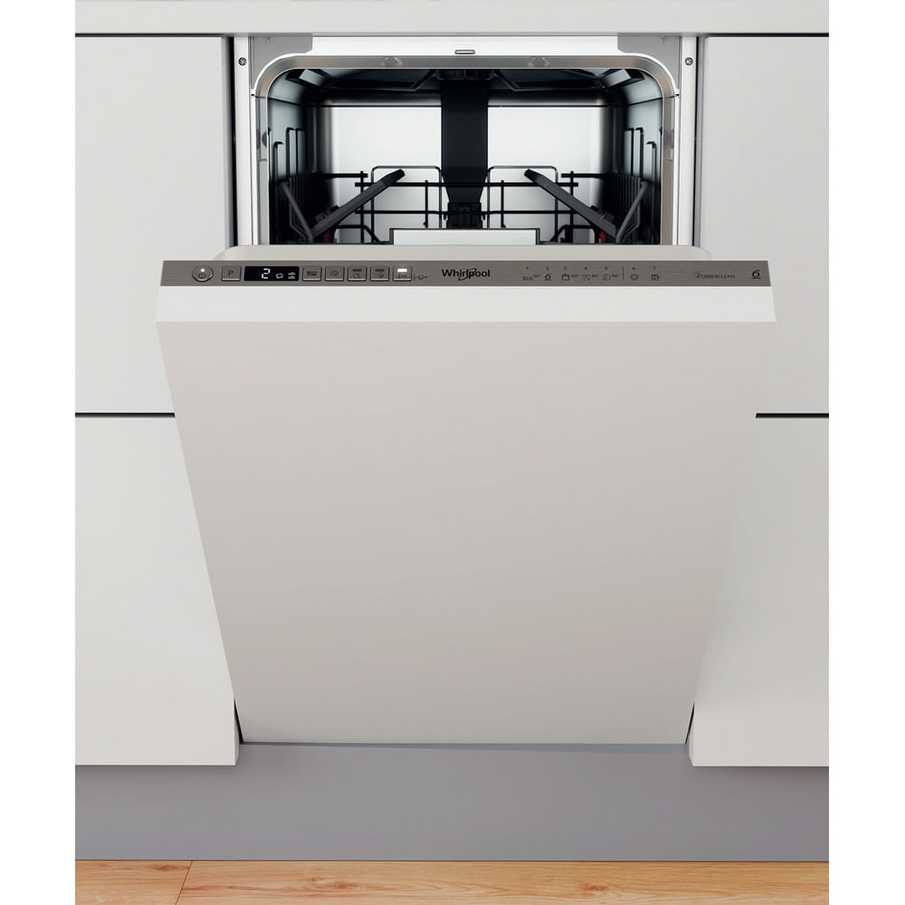 Whirlpool Lave-vaisselle encastrable WSIO 3T223 PE X : consultez les spécificités de votre appareil et découvrez toutes ses fonctions innovantes pour votre famille et votre maison.