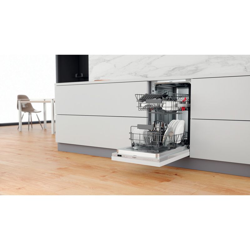 Whirlpool Lave-vaisselle Encastrable WSIC 3M17 Tout intégrable F Lifestyle perspective open