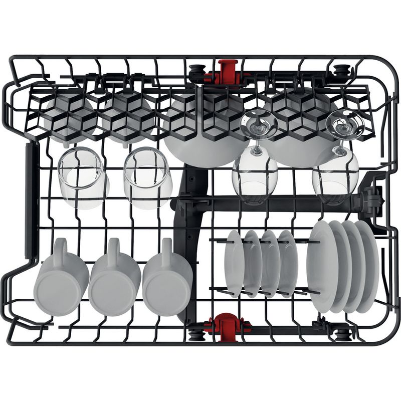 Whirlpool Lave-vaisselle Encastrable WSIC 3M17 Tout intégrable F Rack