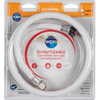 Tuyau de gaz caoutchouc butane/propane 2m