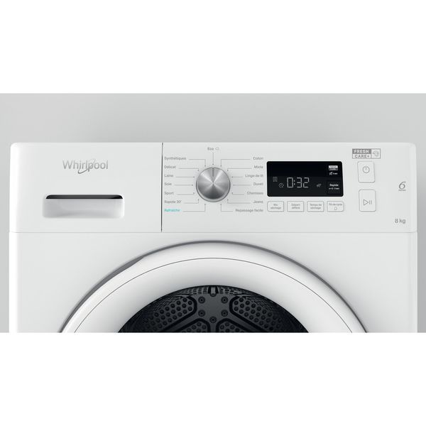 Whirlpool Sèche-linge FFT CM11 8XB FR Blanc Control panel