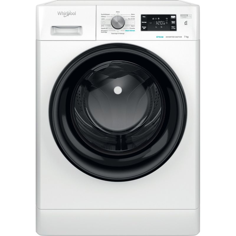Whirlpool-Lave-linge-Pose-libre-FFB-7438-BV-FR-Blanc-Lave-linge-frontal-D-Frontal