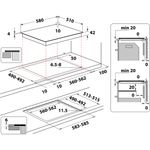Whirlpool-Table-de-cuisson-AKT-8090-NE-Noir-Radiant-vitroceramic-Technical-drawing