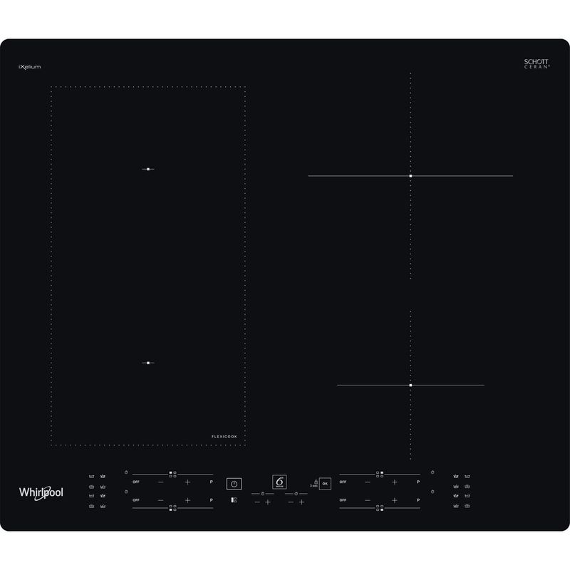 Whirlpool-Table-de-cuisson-WL-B9560-NE-IXL-Noir-Induction-vitroceramic-Frontal