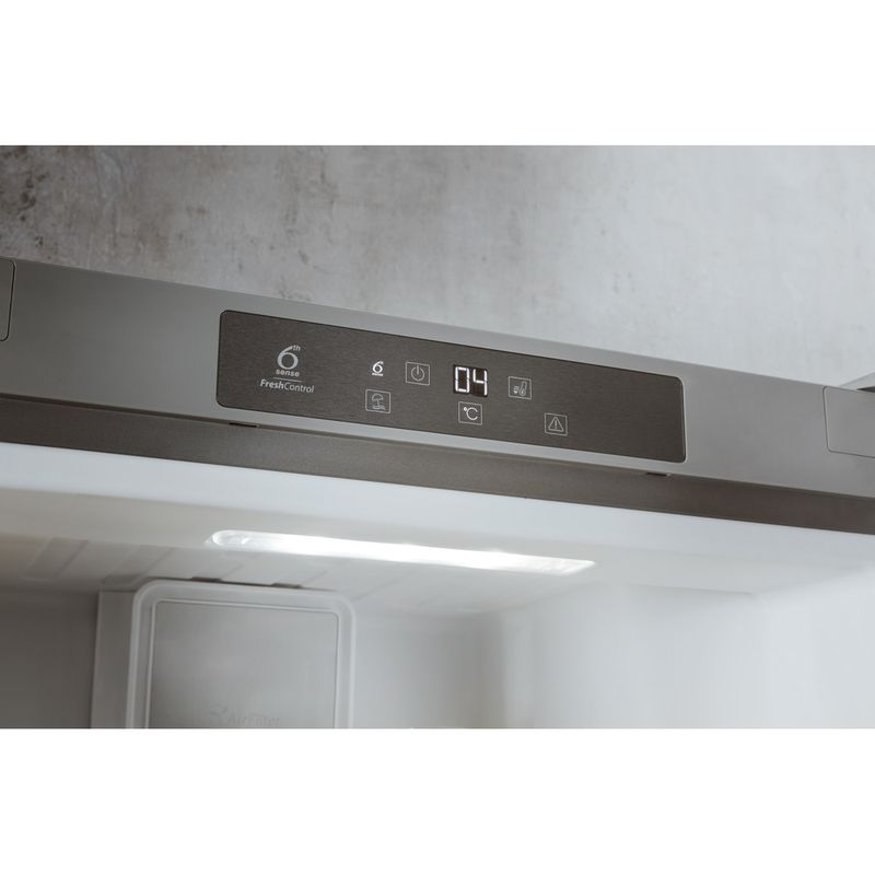 Whirlpool Réfrigérateur Pose-libre SW8 AM2C XRL 2 Optic Inox Lifestyle control panel