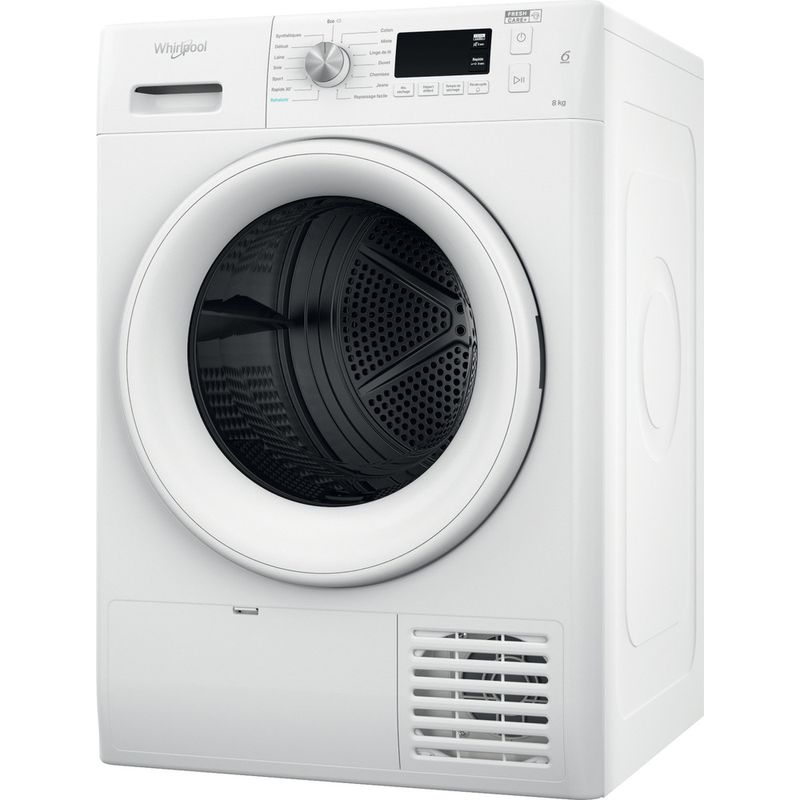 Sèche-linge posable 8 kg condensation - FFTCM118XBFR - Whirlpool - Whirlpool