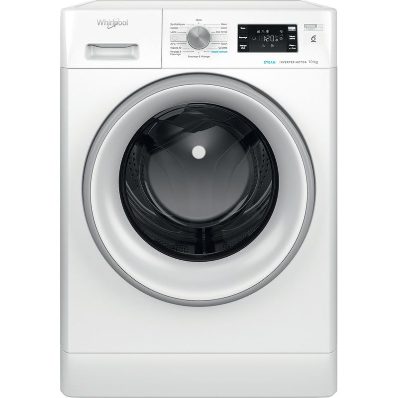 Whirlpool-Lave-linge-Pose-libre-FFB-10469-SV-FR-Blanc-Lave-linge-frontal-A-Frontal