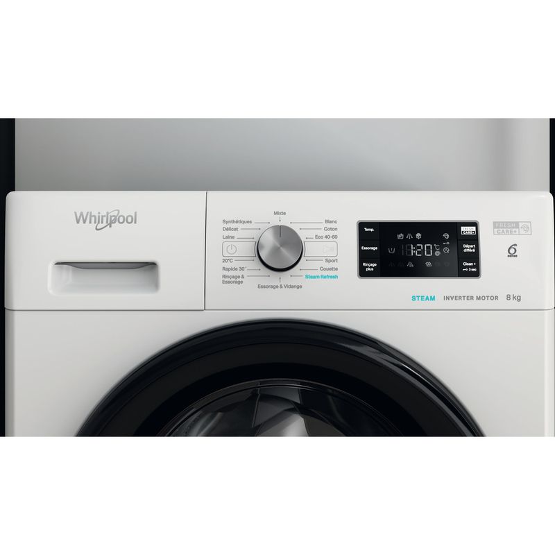 Whirlpool-Lave-linge-Pose-libre-FFB-8258-BV-FR-Blanc-Lave-linge-frontal-B-Lifestyle-control-panel