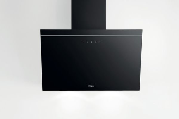 Whirlpool Hotte Encastrable AKR 62F LT K Noir Pose-libre Electronique Frontal