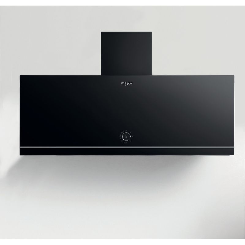Whirlpool-Hotte-Encastrable-WHVA-92F-LM-K-Noir-Pose-libre-Mecanique-Lifestyle-frontal