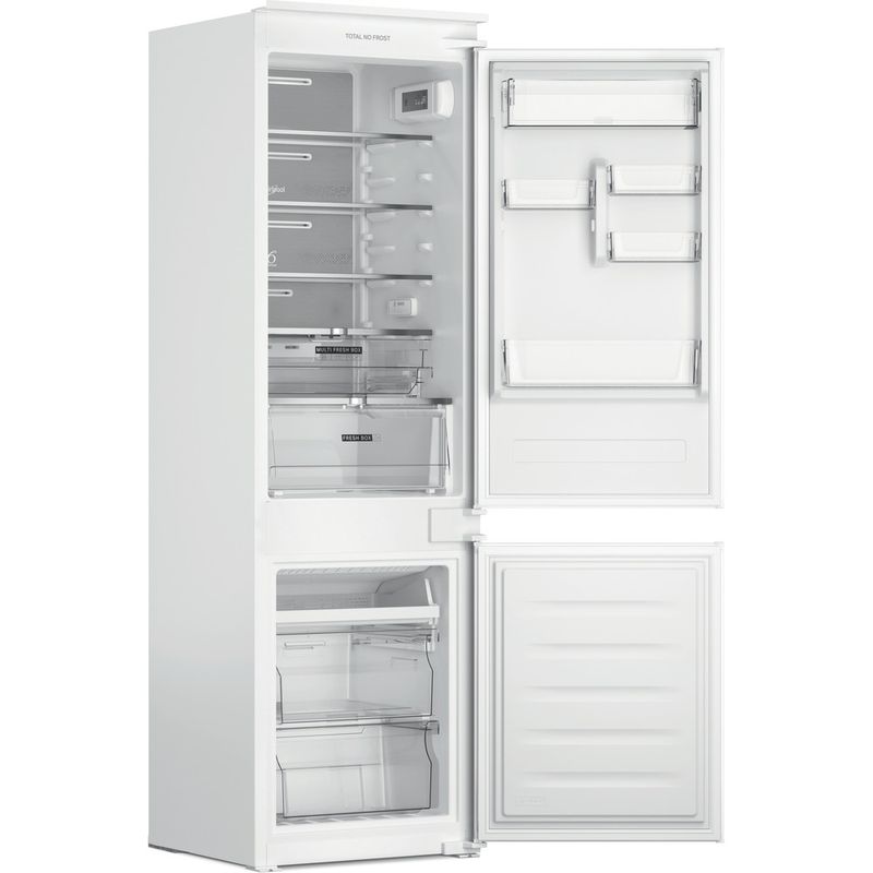 Réfrigérateur congélateur encastrable Whirlpool - blanc - 264L