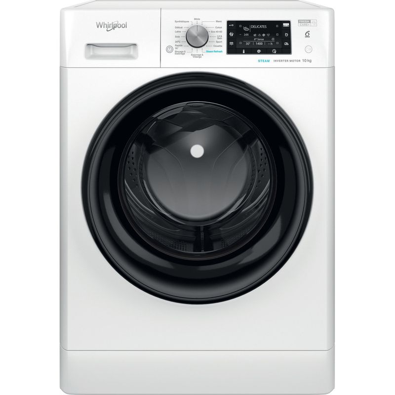 Whirlpool-Lave-linge-Pose-libre-FFDB-10469-BV-FR-Blanc-Lave-linge-frontal-A-Frontal