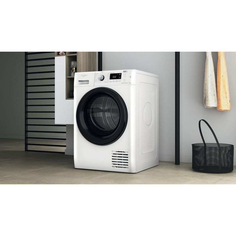 Sèche-linge à pompe à chaleur Whirlpool: posable, 9,0 kg - FFT D 9X3SK EX