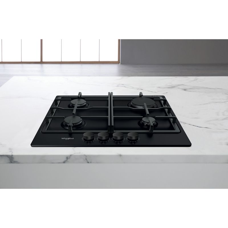 Whirlpool-Table-de-cuisson-TGML-660-NB-Anthracite-Gaz-Lifestyle-frontal-top-down
