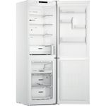 Whirlpool-Combine-refrigerateur-congelateur-Pose-libre-W7X-82I-W-Blanc-2-portes-Perspective-open