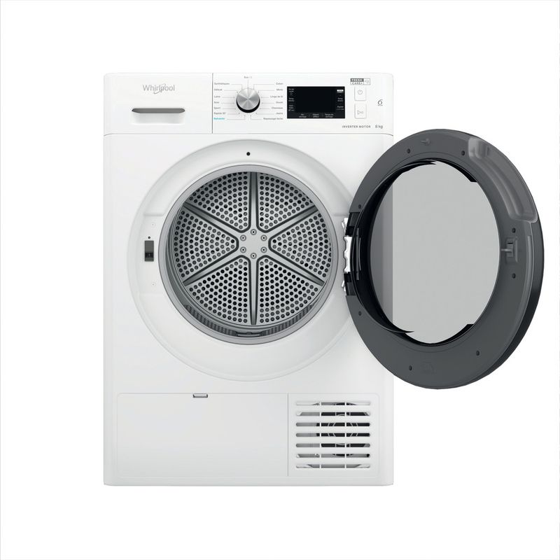 Whirlpool Sèche-linge FFTN M22 8X3B FR Blanc Frontal open