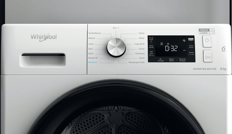 Whirlpool-Seche-linge-FFTN-M22-8X3B-FR-Blanc-Lifestyle-control-panel