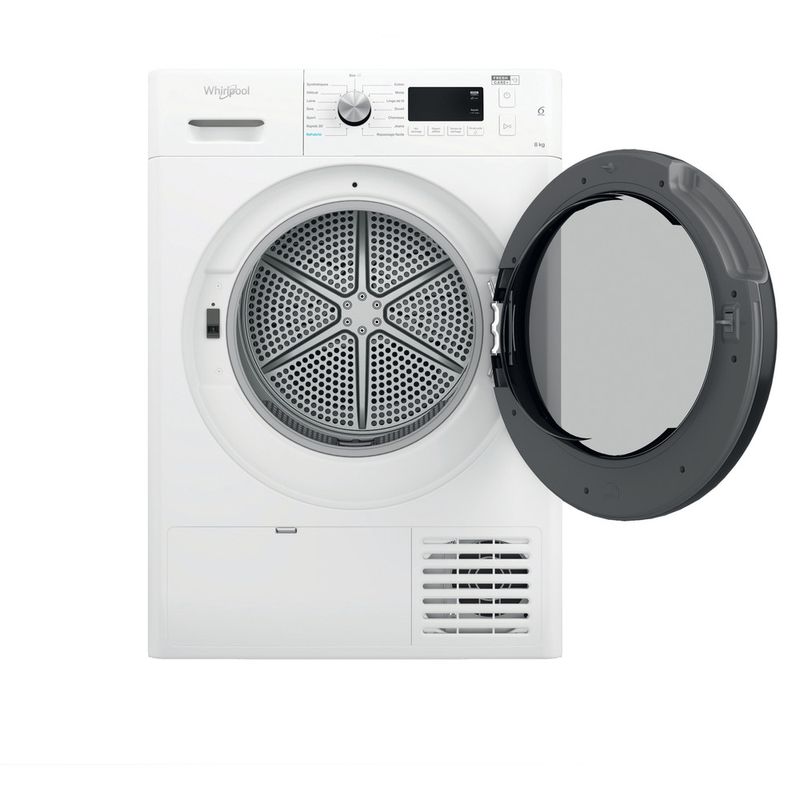 Whirlpool-Seche-linge-FFT-M11-8X1B-FR-Blanc-Frontal-open