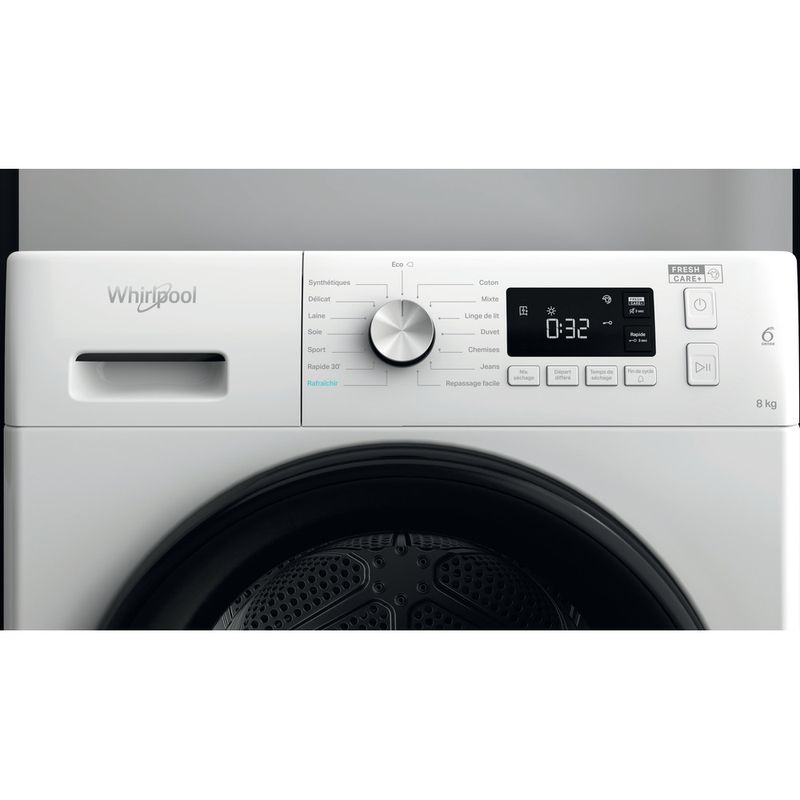 Sèche-linge 1500W 6kg filtre tambour en acier inoxydable 59.5 x 51 x 68CM  Blanc - Cdiscount Electroménager