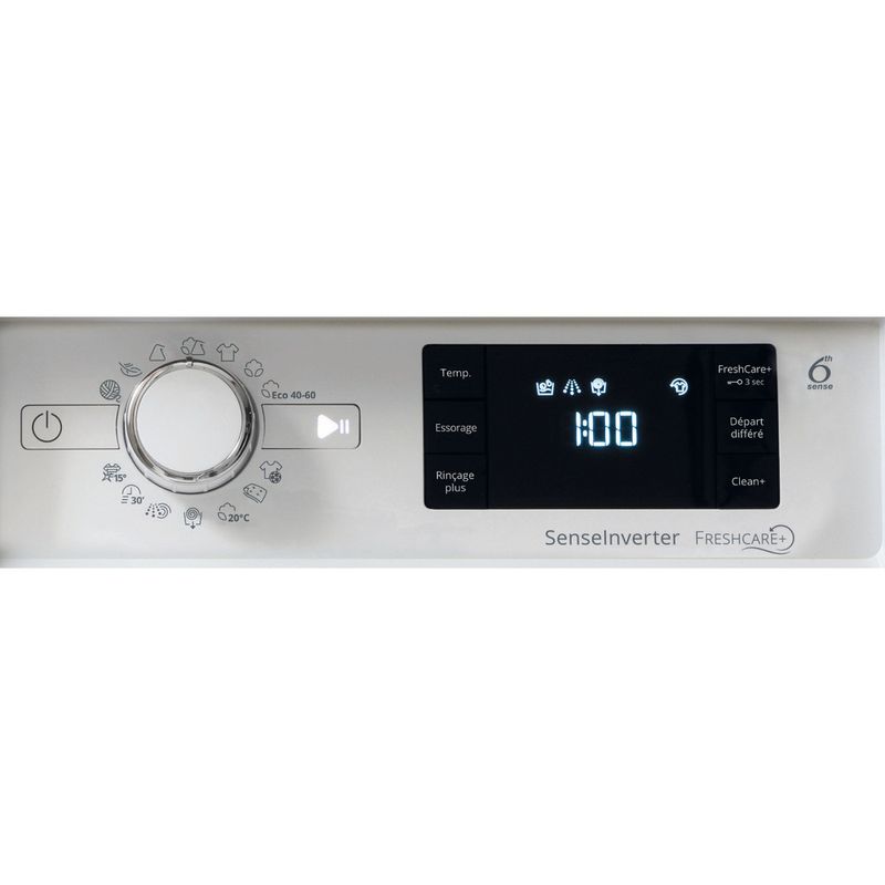 Whirlpool-Lave-linge-Encastrable-BI-WMWG-91485-FR-Blanc-Lave-linge-frontal-B-Control-panel